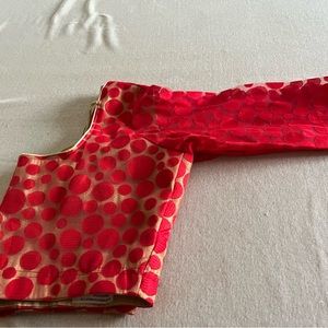 Beautiful red custom made blouse